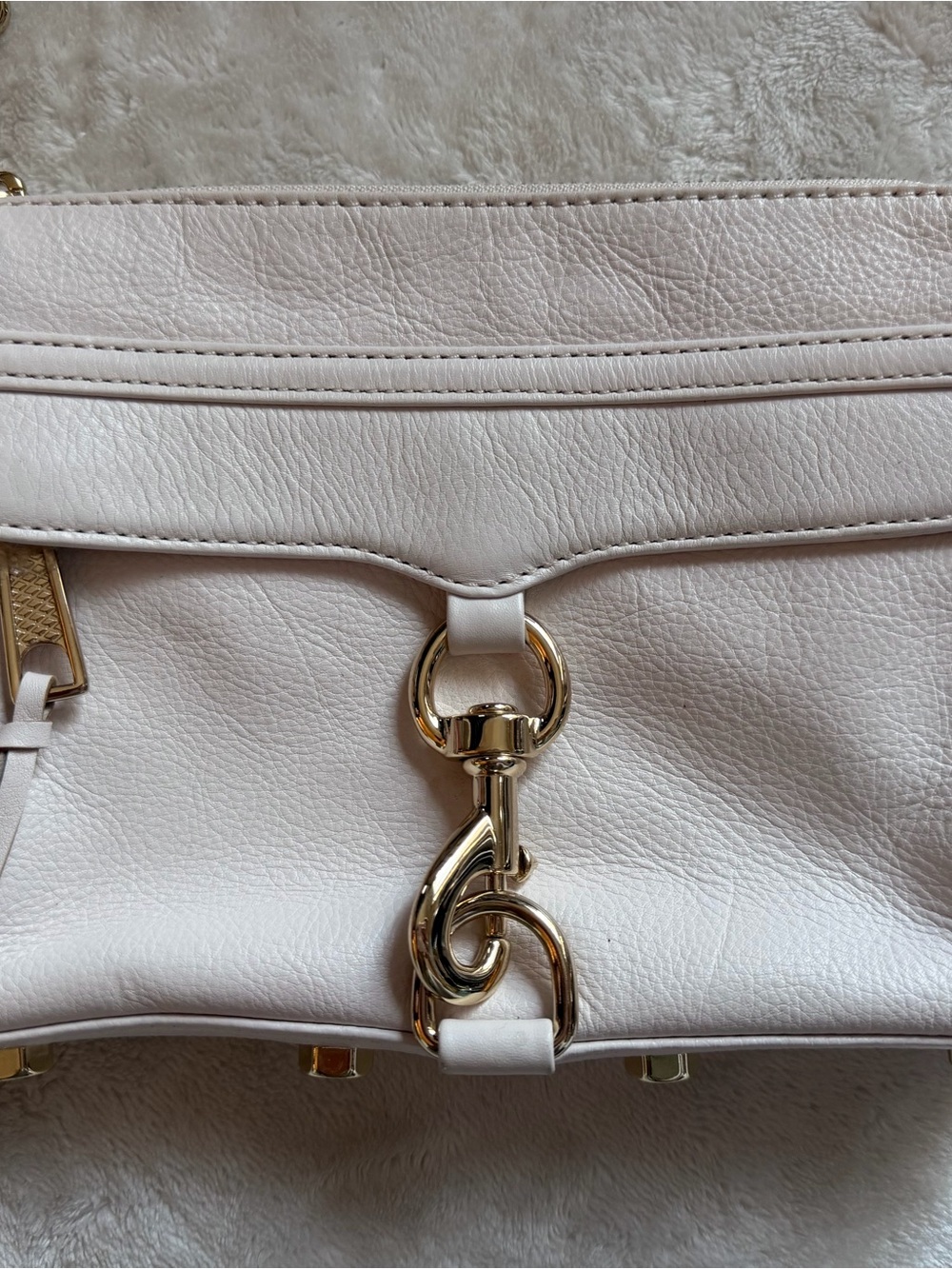 Rebecca Minkoff Mini MAC Crossbody Light Pink